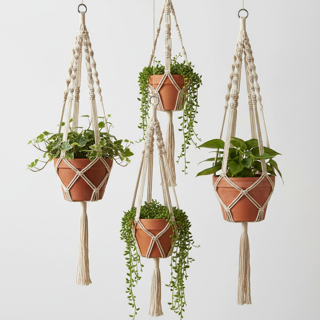 Macrame Hanging Planters